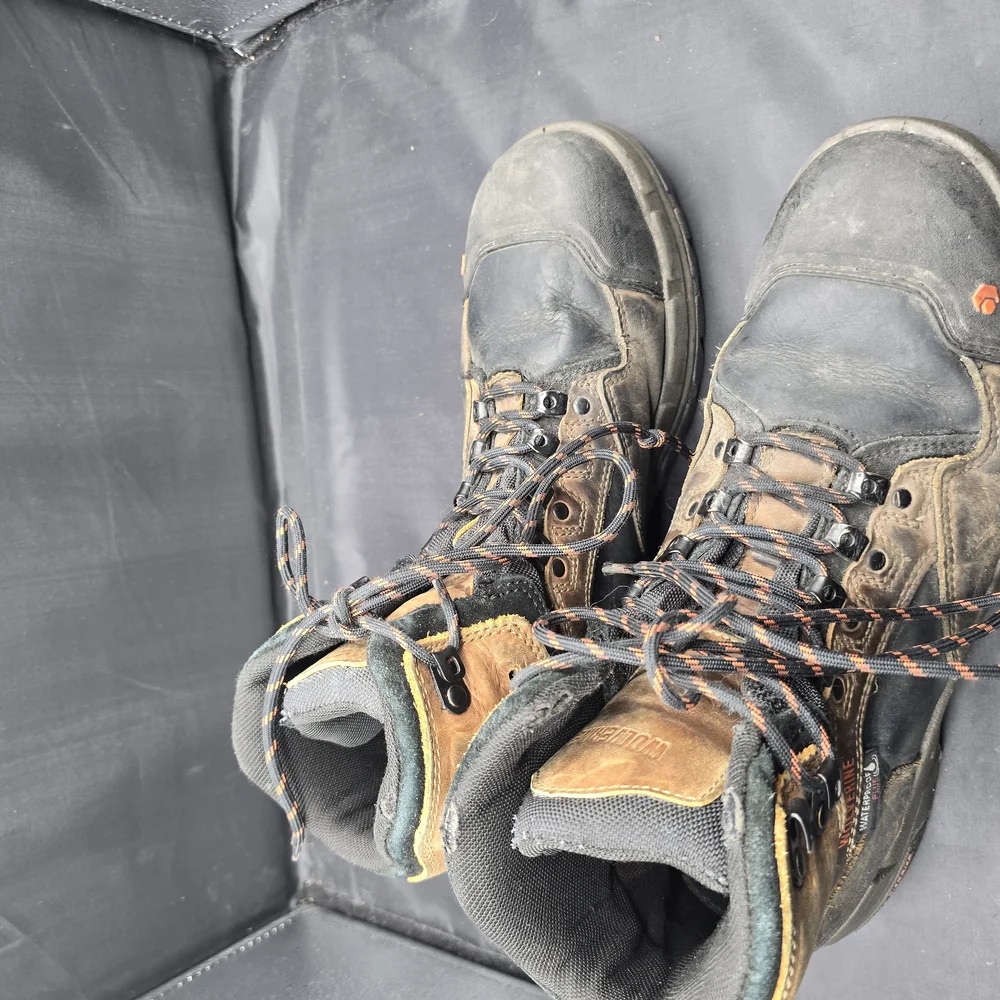 Wolverine Brown and Black‎ Boots with Deep Treads